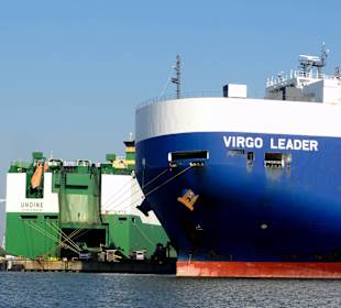 Rundfahrt durch das Autoverladeterminal