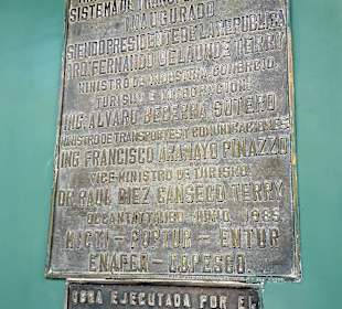 Bahnhof Stadt Ollantaytambo