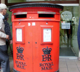 Very british - der Briefkasten