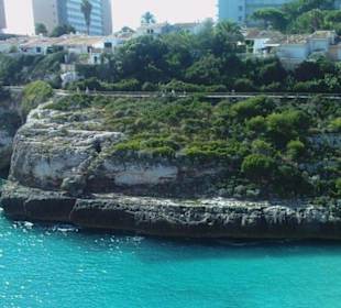 Von der gegnüberliegenden Klippe