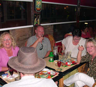 eignetlich immer gute Stimmung am Tisch