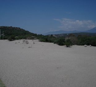 Strand Richtung Parkplatz