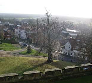Blick von der Burg auf Bad Bentheim