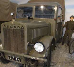 In den Hallen des Militärmuseums Lesany