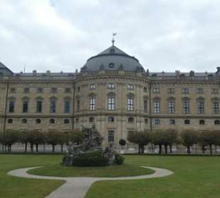 Die Residenz, das prächtigste Gebäude von Würzburg