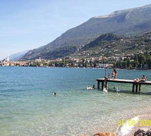 Blick von Strandpromenade