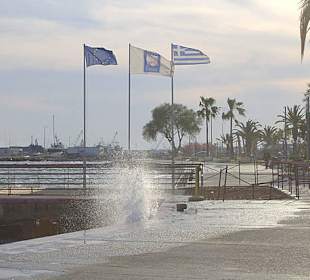 Die Promenade von Nea Moudania