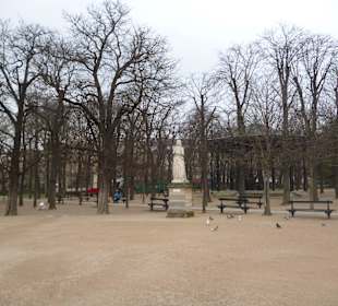 Ogród Luksemburski zimą