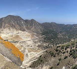 Der Ausblick auf den Krater aus Nikia