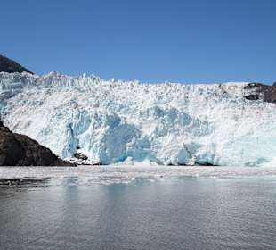 Gletscher beim kalben