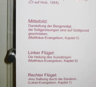 St. Marien - zum Bergpredigt-Altar