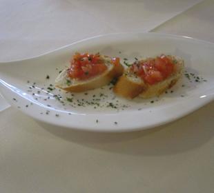 Bruschetta Gruß aus der Küche