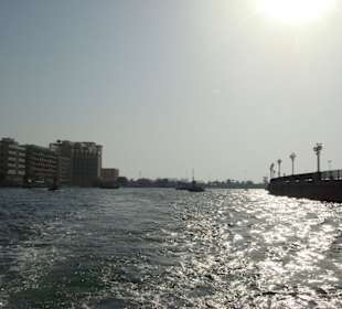Fahrt am Dubai Creek