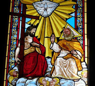 schöne bunte Fenster