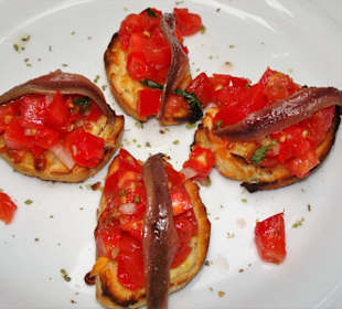 Crostini im Ristorante Bellini