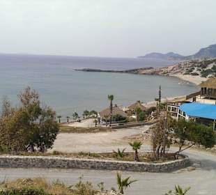 Von oben auf den Paradise Beach