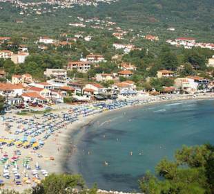 Andere Ansicht vom Meer auf die Bucht