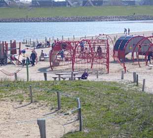 Auf der "Familienlagune" mit "Watten-Insel" 