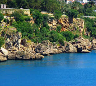 Blick zum Hafen von Antalya
