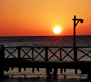 Sonnenuntergang am Strand