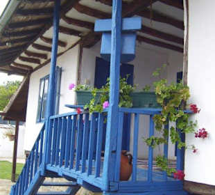 Dorfhaus, in dem die Teeprobestattfindet