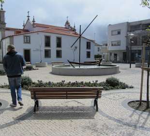 Plazza mit Springbrunnen