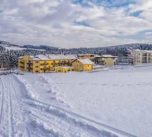Rodelberg am Reischlhof im Winter