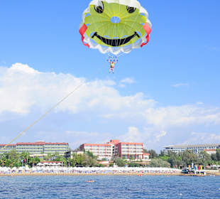 Bella Luna im hintergrund zu sehen.