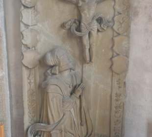 Beim Heiligen Grab in der Pfarrkirche von Eltmann