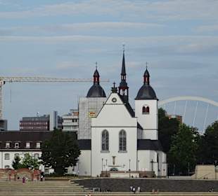 Rheingarten Köln Ausblick