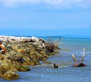Leuchtturm Richtung Lignano