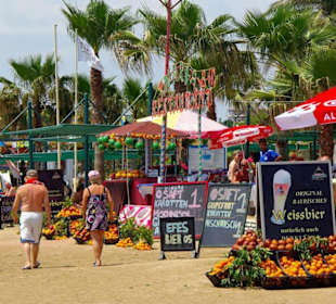 Vom Sunrise Richtung Kumköy-Evrenseki am Strand