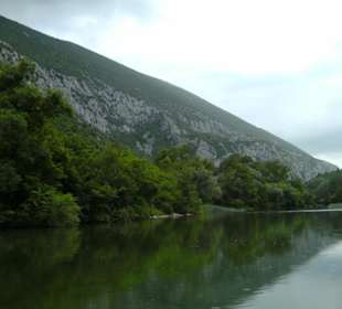 Flussfahrt auf dem Cetina