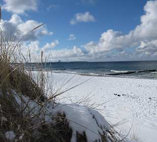 Strand im Winter
