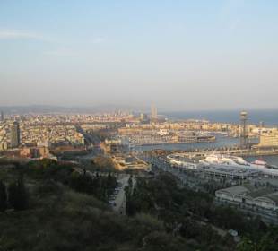 Barcelona fotografiert von Montjuic