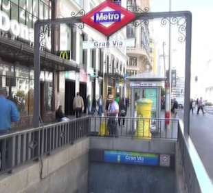 Metrostation Gran Via