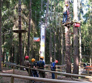 Hochseilgarten am Monte Kaolino