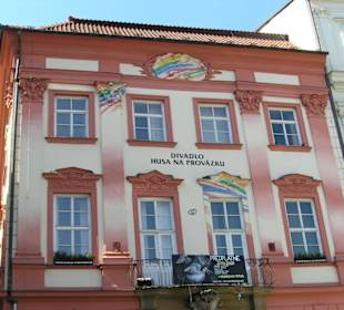 Hübsch gestaltete Fassade am Krautmarkt
