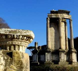 Vesta-Tempel (restauriert 191 n.Chr.)