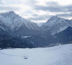 Panorama oberhalb Sent