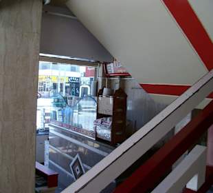 Treppen vom orientalischen Restaurant