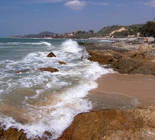 Strand an der Uferstraße nach Phan Thiet