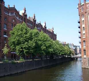 In der Speicherstadt von Hamburg