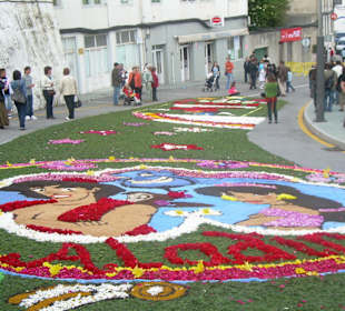 Alfombras florales Burela
