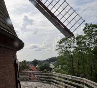 Auf der Galerie der Windmühle Margarethe