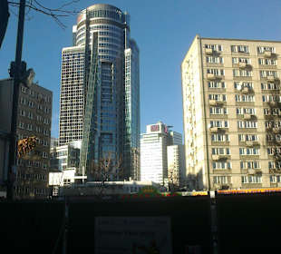 Wieżowce w Warszawie.