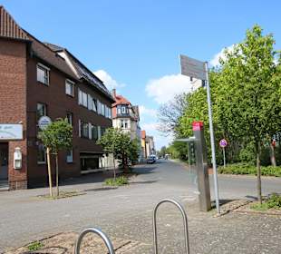 Moderne Geschäftshäuser in der Bahnhofstraße