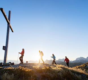 Sonnenaufgang am Mittagskofel, Wandern in Kärnten