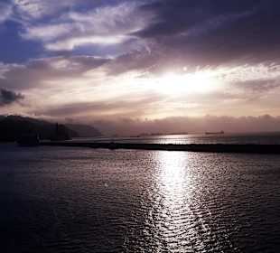 Inselrundfahrt AIDA vom Wasser aus