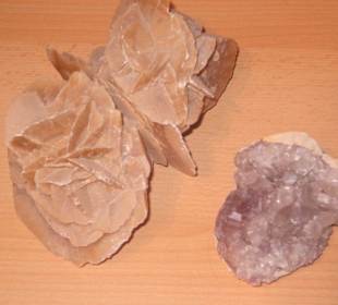 Wüstenrose & Kristall